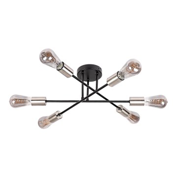 Rabalux - Plafoniera con 6 lampadine E27/25W/230V