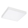 Rabalux - Plafoniera da bagno a LED 18W/230V 2800-6000K IP44 bianca 17,5x17,5 cm