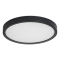 Rabalux - Plafoniera da bagno a LED 18W/230V 3000/4000/6000K Ø 29 cm IP44 nero