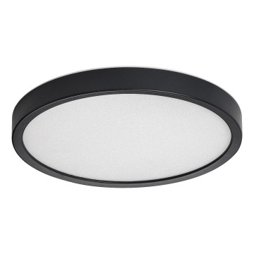 Rabalux - Plafoniera da bagno a LED 18W/230V 3000/4000/6000K Ø 29 cm IP44 nero