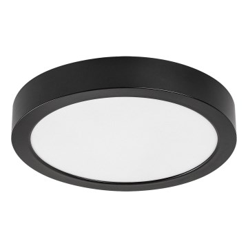 Rabalux - Plafoniera da bagno a LED, 24W/230V, Ø 22 cm, IP44, nera