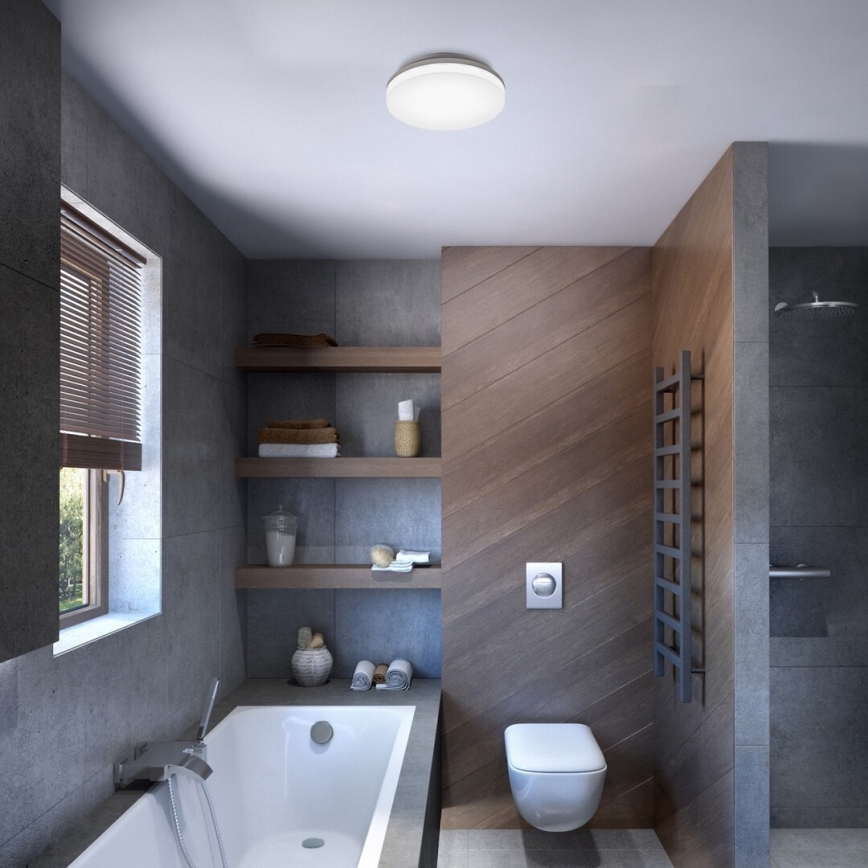 Rabalux - Plafoniera da bagno a LED, 24W/230V, IP54, 3000K/4000K/6000K, Ø 28 cm