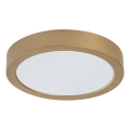 Rabalux - Plafoniera da bagno LED 24W 230V Ø 22 cm IP44, finitura oro