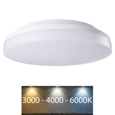 Rabalux - Plafoniera da bagno LED LED/24W/230V IP54 3000K/4000K/6000K