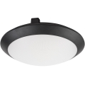 Rabalux - Plafoniera da esterno con sensore di movimento 1xE27/9W/230V IP65 Ø 30 cm nera
