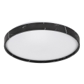 Rabalux - Plafoniera da soffitto dimmerabile a LED LED/24W/230V 3000-6500K Ø 38 cm nera + telecomando