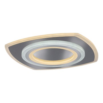 Rabalux - Plafoniera dimmerabile a LED 60W/230V 3000/4000/6000K, finitura cromo opaco + telecomando 48x48 cm