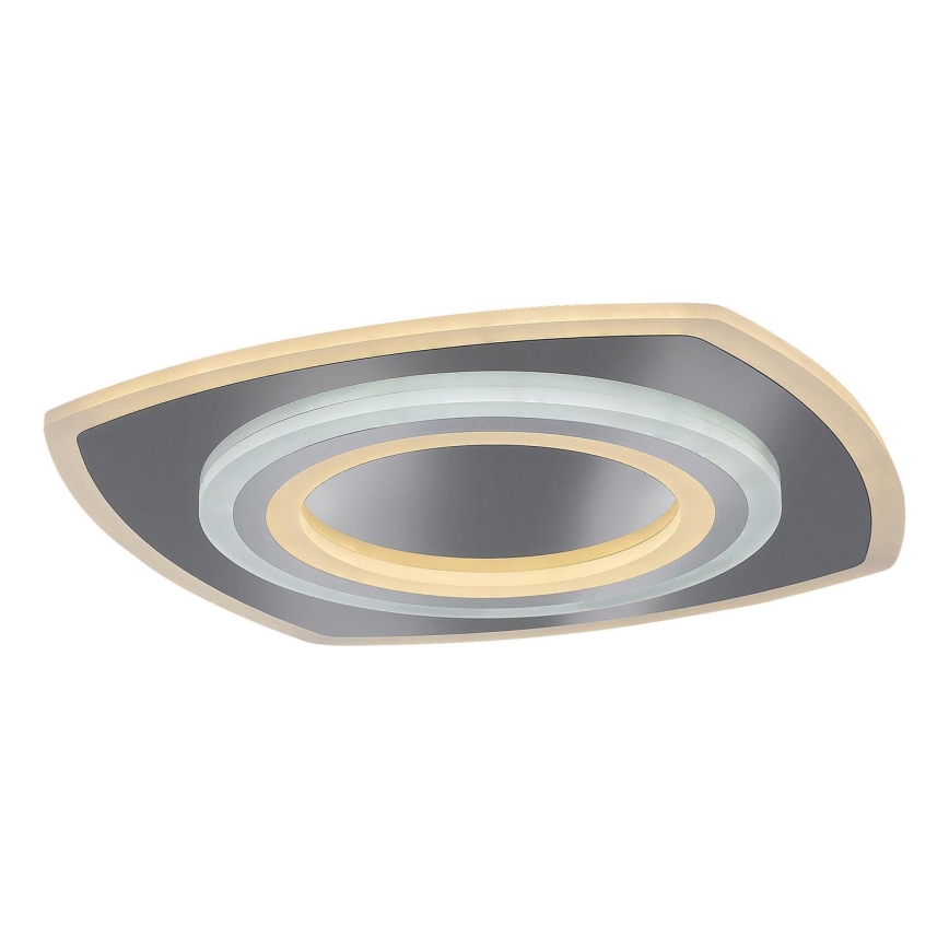 Rabalux - Plafoniera dimmerabile a LED 60W/230V 3000/4000/6000K, finitura cromo opaco + telecomando 48x48 cm