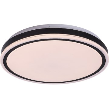 Rabalux - Plafoniera dimmerabile LED/20W/230V 3000-6500K Ø 38,5 cm nera + telecomando