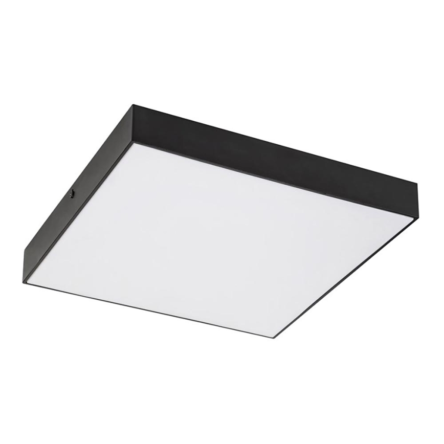 Rabalux - Plafoniera LED/24W/230V 2800-6000K IP44 nera 30x30 cm
