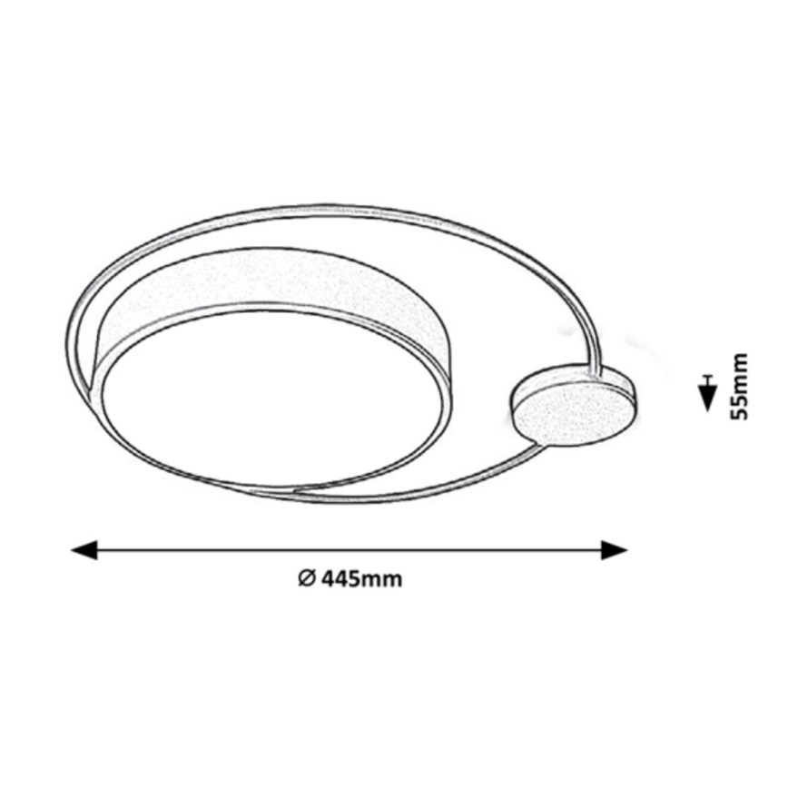 Rabalux - Plafoniera LED 2xLED/28W/230V