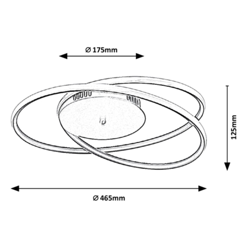 Rabalux - Plafoniera LED/40W/230V Ø 46,5 cm
