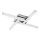 Rabalux - Plafoniera LED da bagno 4xLED/6W IP44 61x61 cm
