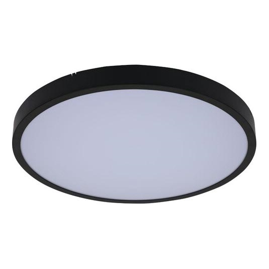 Rabalux - Plafoniera LED da bagno LED/18W/230V 3000/4000/6000K IP44 diametro 30,5 cm nero