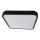 Rabalux - Plafoniera LED da bagno LED/36W/230V 3000/4000/6000K IP44 42x42 cm nero