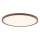 Rabalux - plafoniera LED da soffitto per bagno, 24W, 230V, 3000/4000/6000K, Ø 40 cm, IP44, marrone