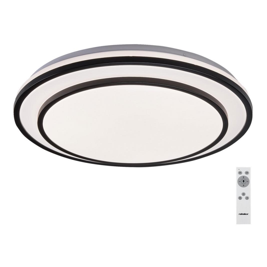 Rabalux - Plafoniera LED dimmerabile LED/40W/230V 3000-6500K nero + telecomando