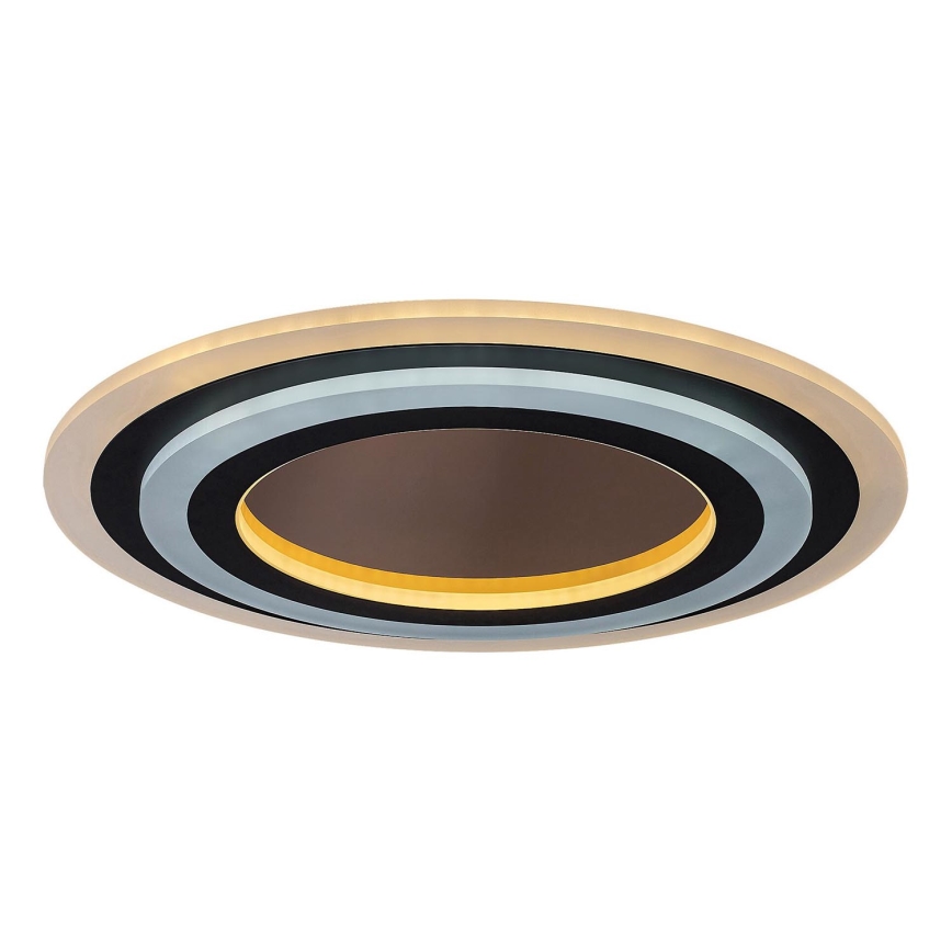 Rabalux - Plafoniera LED dimmerabile LED/56W/230V 3000/4000/6000K cromo opaco/nero + telecomando
