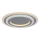 Rabalux - Plafoniera LED dimmerabile LED/56W/230V 3000/4000/6000K cromo opaco + telecomando