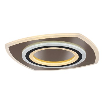 Rabalux - Plafoniera LED dimmerabile LED/60W/230V 3000/4000/6000K cromo opaco/nero + telecomando