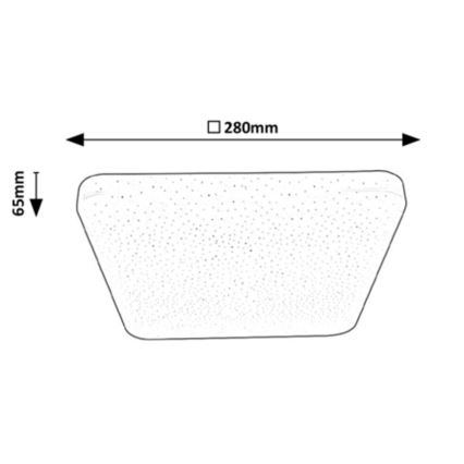 Rabalux - Plafoniera LED LED/12W/230V