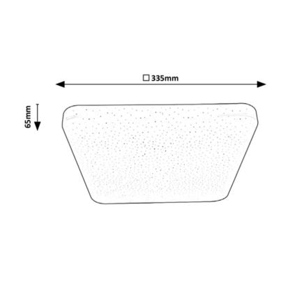 Rabalux - Plafoniera LED LED/18W/230V