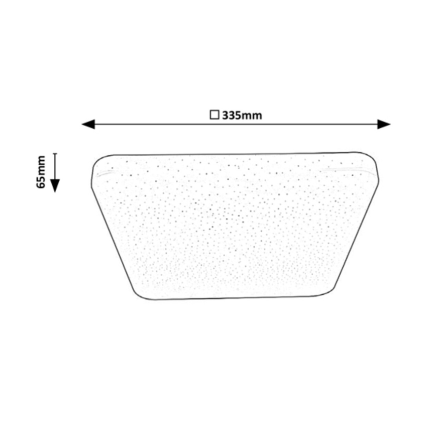 Rabalux - Plafoniera LED LED/18W/230V