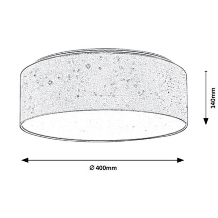 Rabalux - Plafoniera LED LED/22W/230V crema