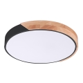 Rabalux - Plafoniera LED LED/24W/230V nero/rovere Ø 41,5 cm