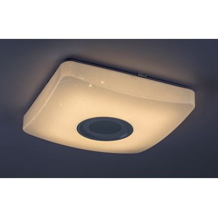 Rabalux - Plafoniera LED RGB dimmerabile con altoparlante LED/18W/230V + TC 3000-6000K Bluetooth