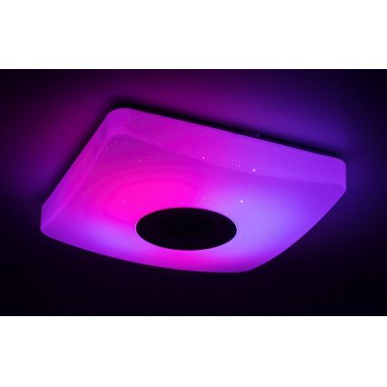 Rabalux - Plafoniera LED RGB dimmerabile con altoparlante LED/18W/230V + TC 3000-6000K Bluetooth