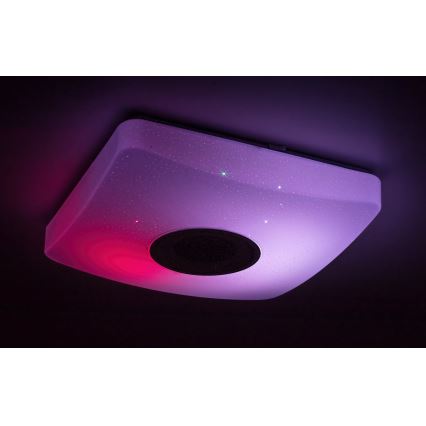 Rabalux - Plafoniera LED RGB dimmerabile con altoparlante LED/18W/230V + TC 3000-6000K Bluetooth