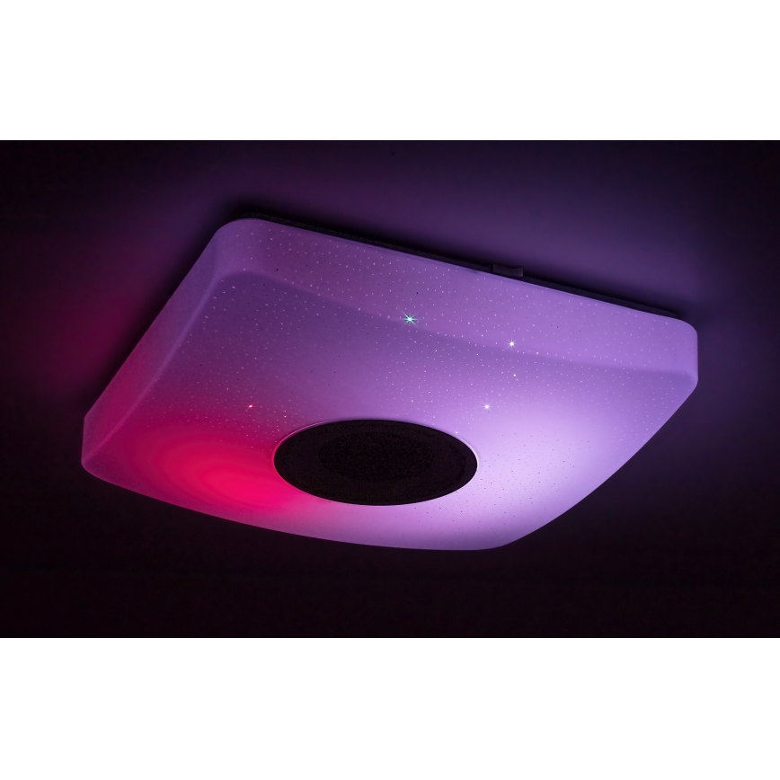 Rabalux - Plafoniera LED RGB dimmerabile con altoparlante LED/18W/230V + TC 3000-6000K Bluetooth