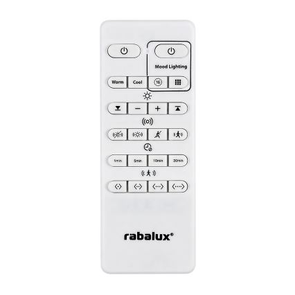 Rabalux - Plafoniera LED RGB dimmerabile con sensore LED/28W/230V 2700-5000K + telecomando