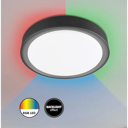 Rabalux - Plafoniera LED RGB dimmerabile con sensore LED/28W/230V 2700-5000K Ø 36 cm + telecomando