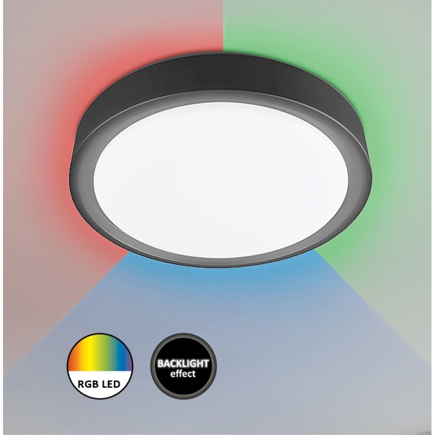 Rabalux - Plafoniera LED RGB dimmerabile con sensore LED/28W/230V 2700-5000K Ø 36 cm + telecomando