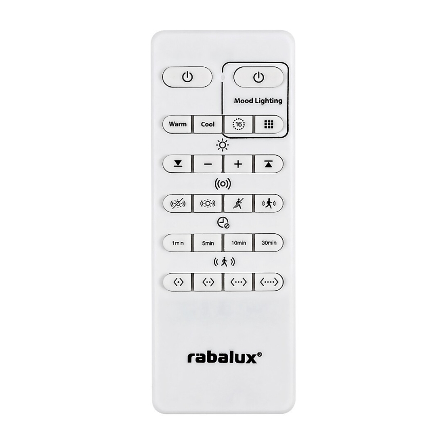 Rabalux - Plafoniera LED RGB dimmerabile con sensore LED/28W/230V 2700-5000K Ø 36 cm + telecomando