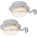 Rabalux - Set 2x lampada da parete solare LED/0,06W/1,2V 300 mAh IP44