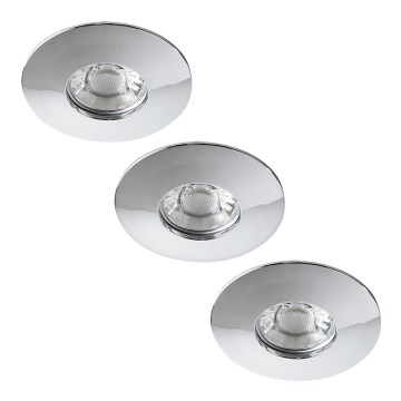 Rabalux - Set 3x faretti da incasso per bagno LED/4W/230V IP44