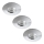 Rabalux - Set 3x faretti da incasso per bagno LED/4W/230V IP44