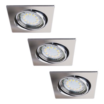 Rabalux - SET 3x Lampada LED da incasso 3xGU10/3W/230V IP40