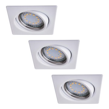 Rabalux - SET 3xLED Lampada da incasso 3xGU10/3W/230V IP40