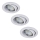 Rabalux - Set da 3 faretti da incasso LED 1x GU10/3W/230V IP40