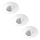 Rabalux - Set da 3 faretti LED da incasso per il bagno LED/4W/230V IP44