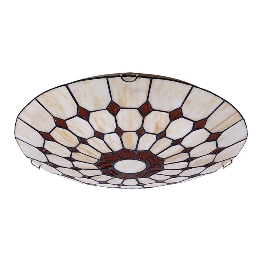 Rabalux - Tiffany plafoniera in vetro colorato 2xE27/60W/230V diametro 40 cm