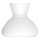 Rabalux - Vetro di ricambio per lampadario E27 diam. 23,5 cm bianco