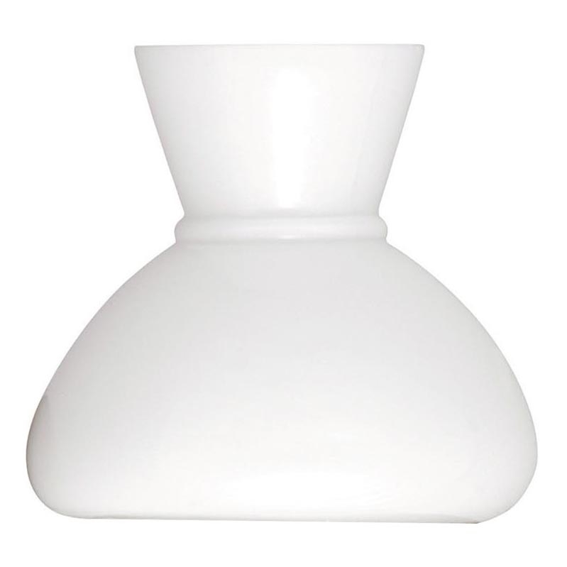 Rabalux - Vetro di ricambio per lampadario E27 diametro 23,5 cm bianco