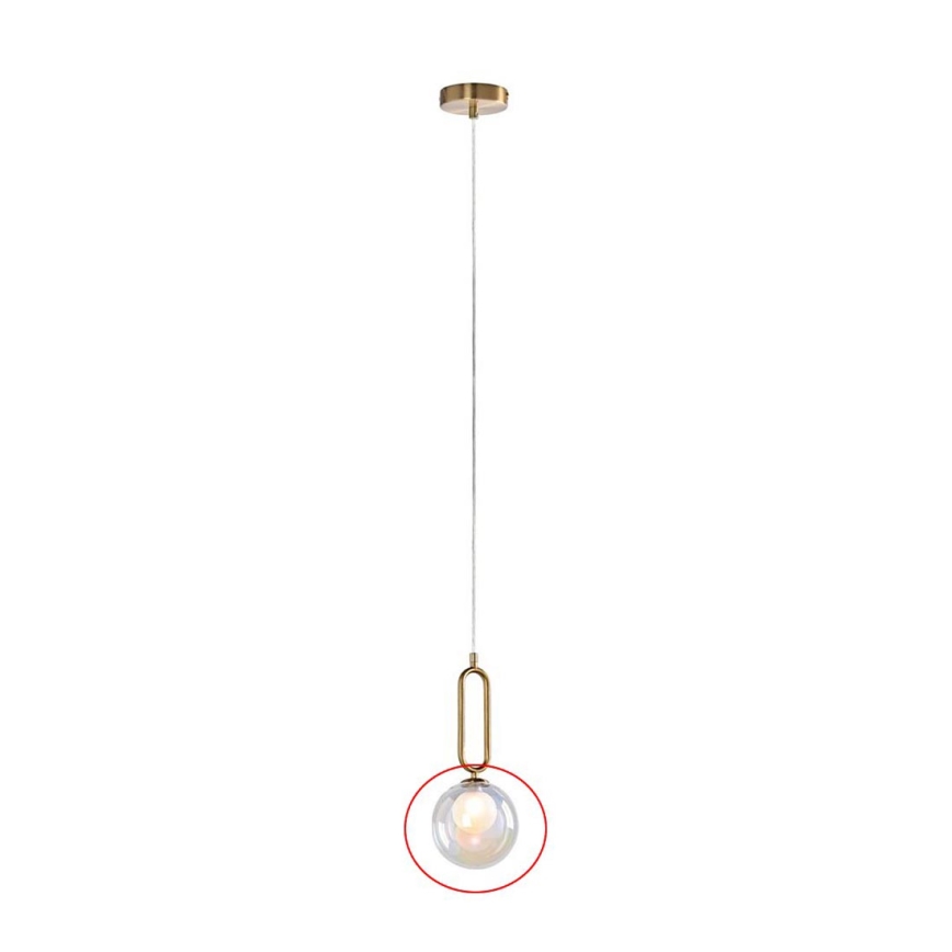 Rabalux - Vetro di ricambio per lampadario ROSEHIP G9, Ø 15 cm