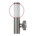 Rabalux - Vetro di ricambio per luce esterna INOX TORCH E27 bianco