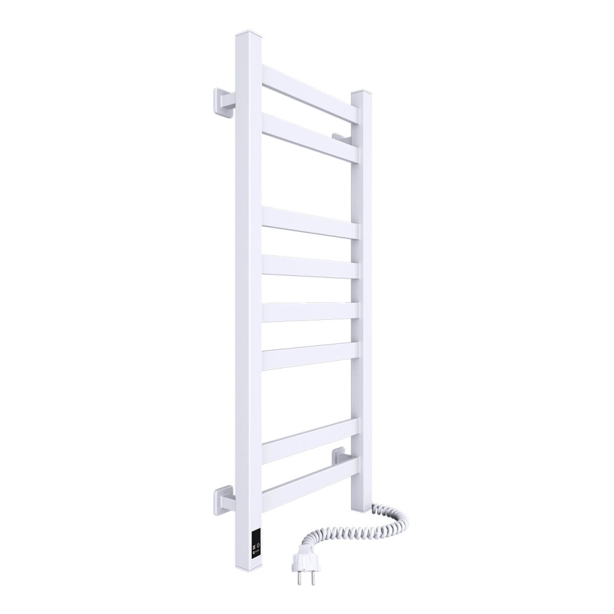 Radiatore scaldasalviette da bagno con termostato AVANGARD 251W/230V 80,6 cm IP44 bianco destro